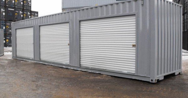 40 ft roll up door container