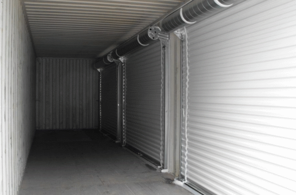 40 ft roll up door container