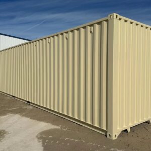40ft shipping container with roll up door.
